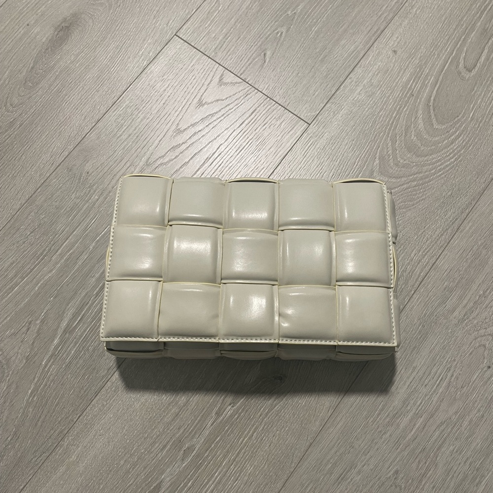 Quilted Cream Purse